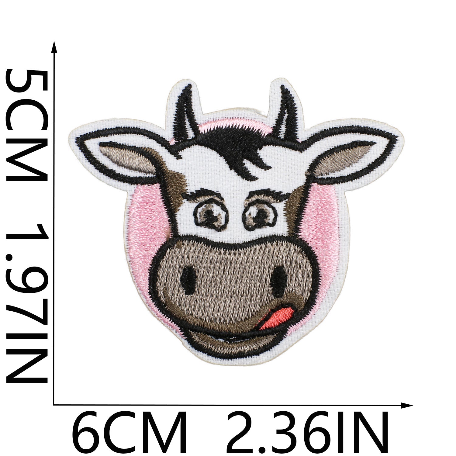Wholesale Mother Cow Embroidery Cloth Patches